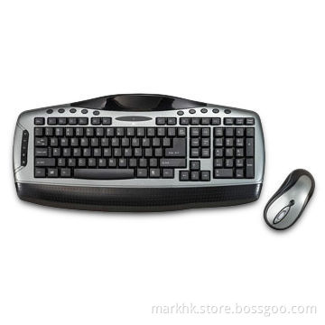 2.4GHZ Wireless Combo, Operated by 2pcs AAA Battery for Keybaord and Mouse